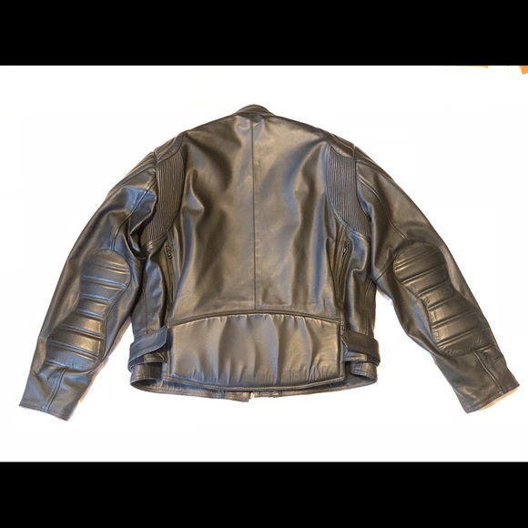 Mega Force leather motorcycle armored jacket. - Picture 2 of 8
